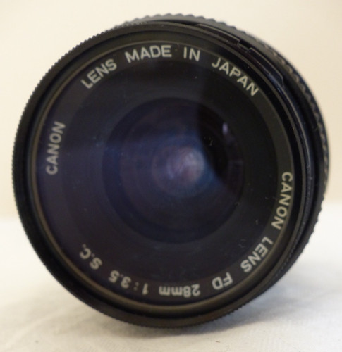 Objectif canon fd28mm - objectif,