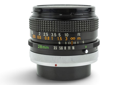 Canon 28mm s c - 1:3.5, s.c.