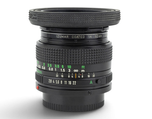 Canon new 28mm 8 wide - fd,